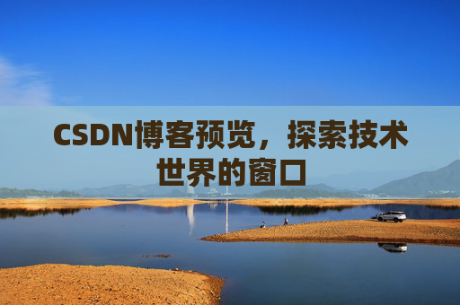 CSDN博客预览，探索技术世界的窗口